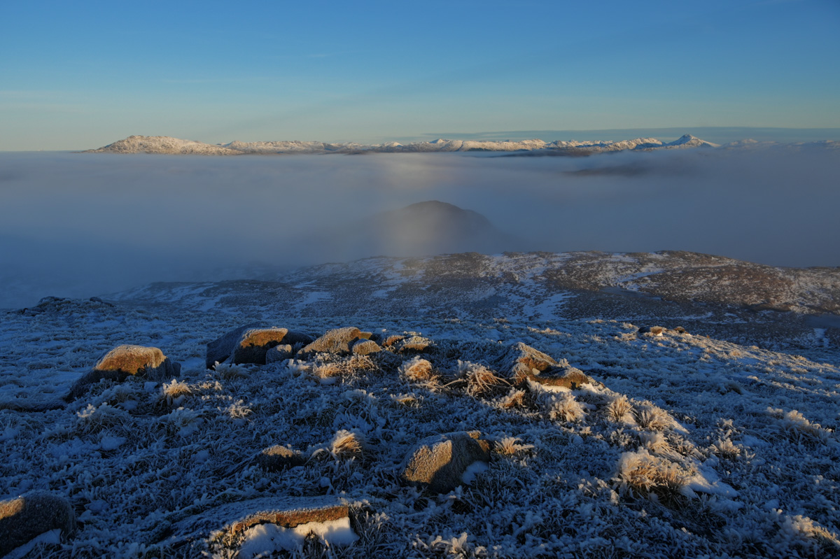Spurtle284's tweet image. Beinn Mheadhoin from Loch Uisge. 11th December 2024 
kinleyhazel.wordpress.com/2024/12/11/bei…