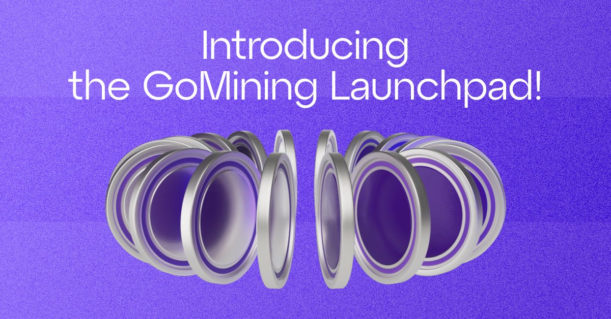 GoMining's tweet photo. 📣Ready to find the next big thing in Bitcoin? Now you can with the GoMining Launchpad!

Our landing page is live now with a countdown. After the countdown ends, the Launchpad will open for early adopters.

Here’s the rundown 🔽 https://t.co/S81RkZeWYF