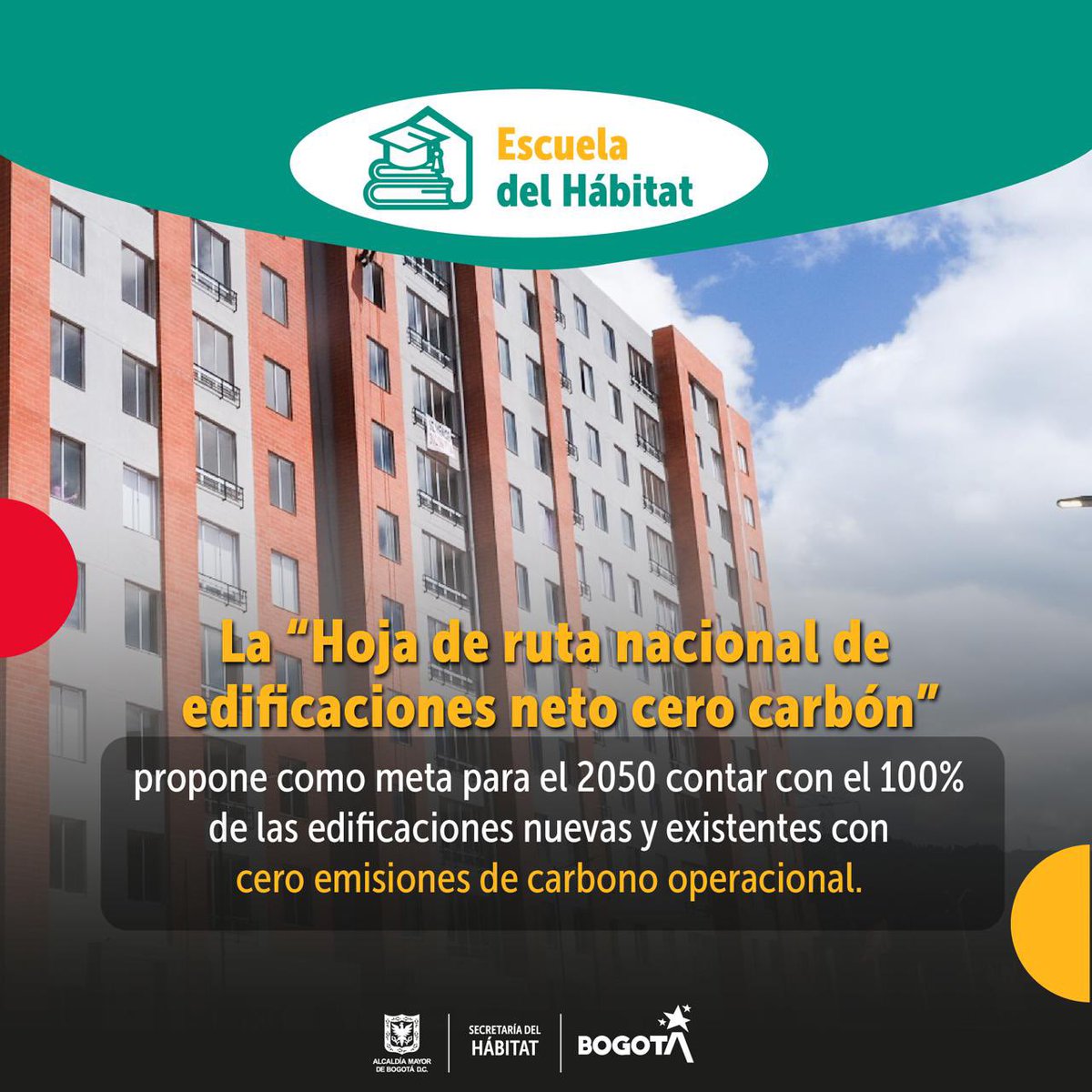 habitatbogota's tweet photo. ¿#SabíasQue ... Existe la “Hoja de ruta nacional de edificaciones neto cero carbón”?

Conoce más con nuestra estrategia de #HábitatEnIdeas 📚 de la #EscuelaVirtualDelHábitat. 

Más detalles aquí ▶️ https://t.co/OXZjenlrw1 https://t.co/QGwjdTcZSN