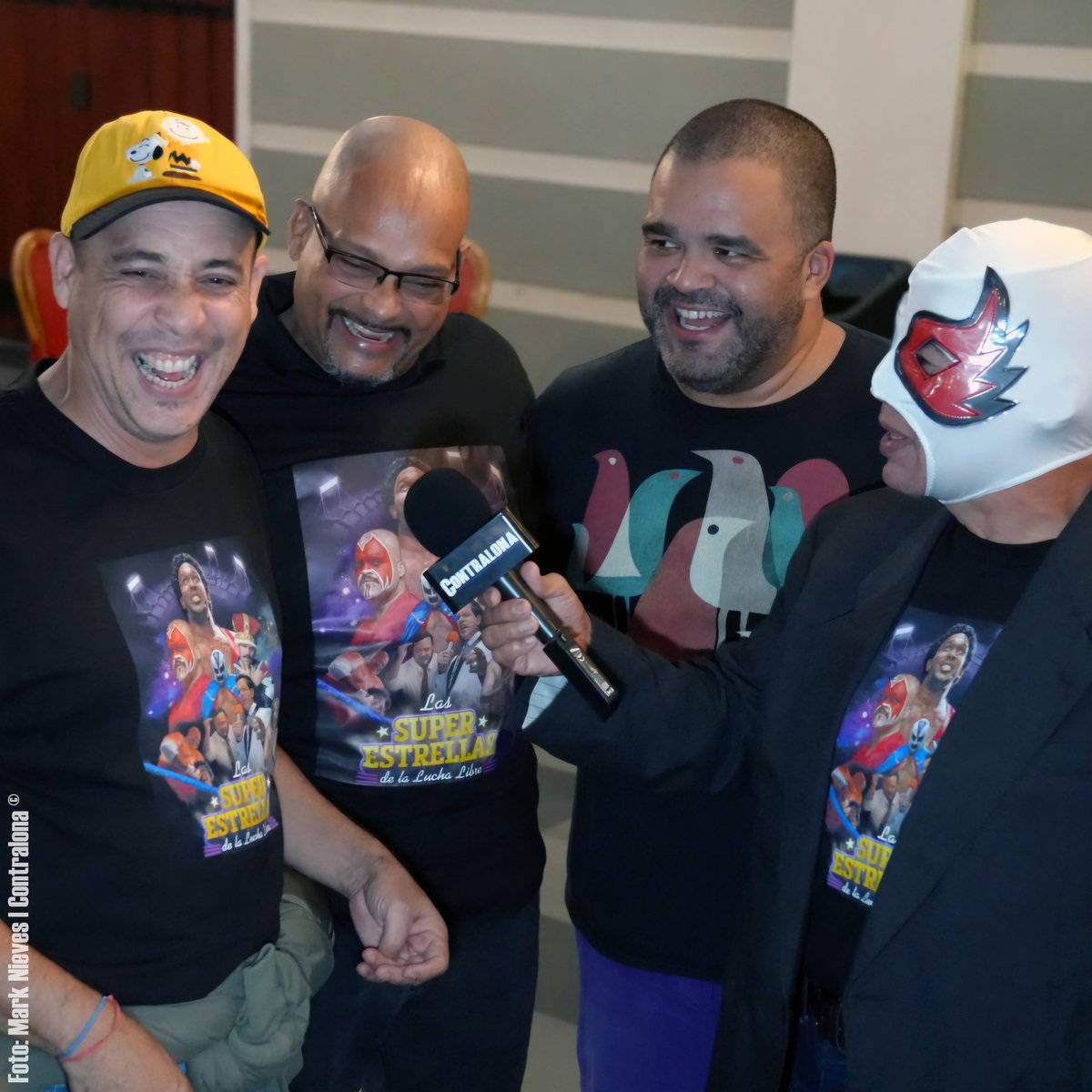 Contralona's tweet photo. "Las Súper Estrellas de la Lucha Libre" tiene 5 nominaciones en los Premios 7A del Puerto Rico Film Festival.

· Película del Año
· Mejor Director @Transfor_Ortiz
· Mejor Actor @Juanpipr
· Mejor Director de Fotografía (Wayne Fernández)
· Mejor Sonidista de Campo (Freddie Alonso) https://t.co/NgvX5lpvjL