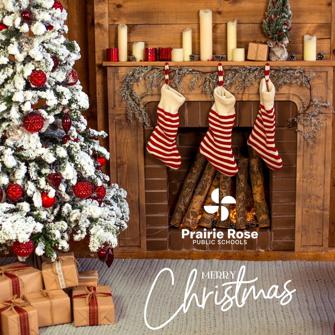 PrairieRoseSD8's tweet photo. Prairie Rose Public Schools sends heartfelt wishes for a Merry Christmas to all our PRPS families and communities. May today bring warmth, happiness, new traditions and cherished moments with loved ones. #kindlehearts #christmas #season #joy #myprps https://t.co/ajwMRZAMfy