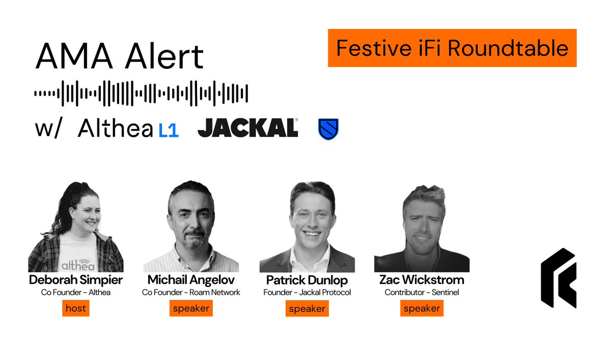 Our CEO, <a href="/RoamArchAngel/">Michail</a>, will be a speaker at the AMA session hosted by <a href="/Althea/">Althea</a>. 
Join us to explore the future of Roam Network and the innovations we bring to mobile networks!