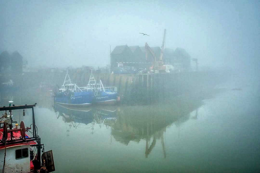 The harbour #whitstable #harbour #kentcoast #greatbritishcoast #workingharbour #boats #fishing #creativity #cockleboat #light
