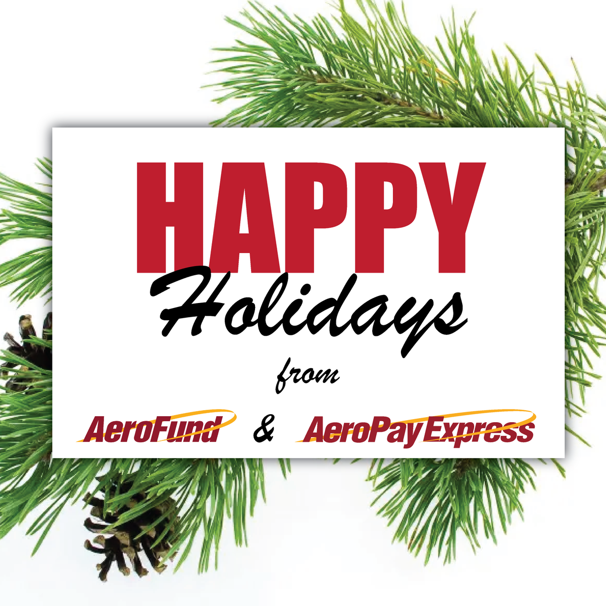 Aerofund's tweet photo. Happy Holidays! https://t.co/9DQMQxr7j3