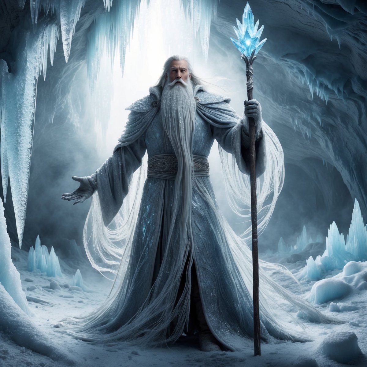 MarkTaylor2024's tweet photo. Here is Another Creation, I've Called it The Frostkeeper’s Realm

#fantasy #fantasyart #fantasyworld #fantasylover #fairytalefantasy #wizards #AIArt #AIGeneratedArt #DigitalArt #GenerativeArt #CreativeAI #ArtAndTech #AIArtists #AIGenerated https://t.co/IpvXR3CjVa