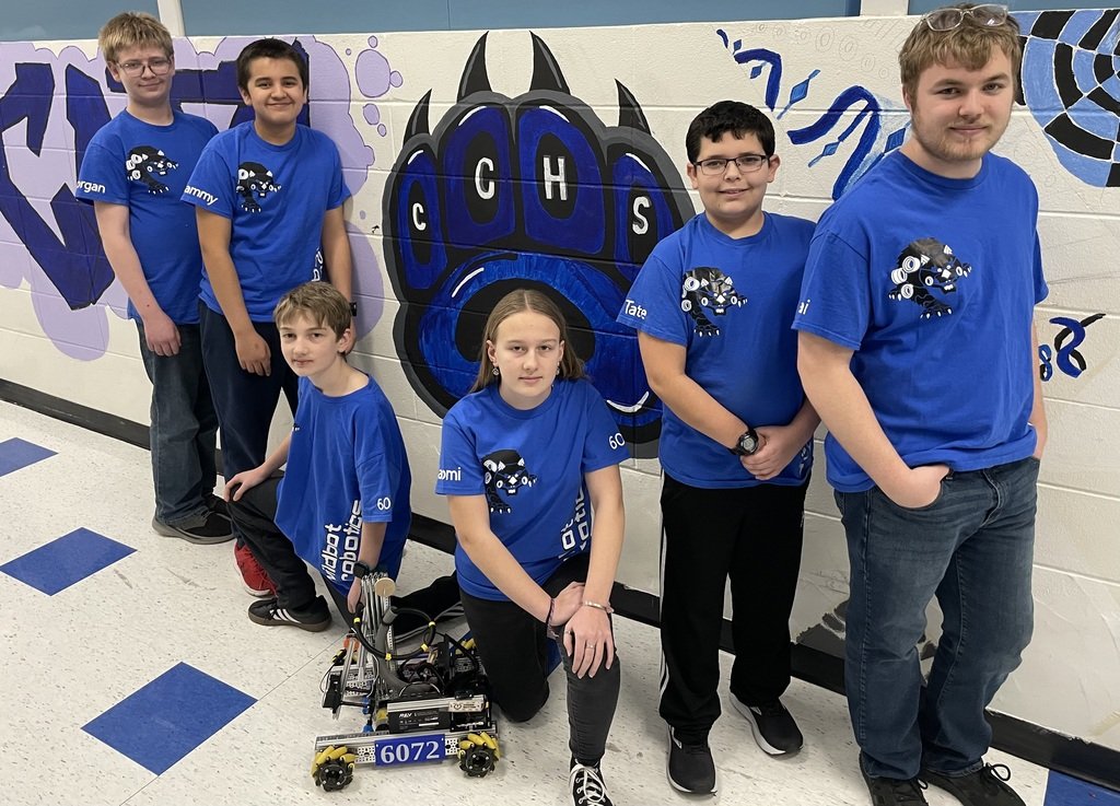 Please say hello to our 2024 Columbus Wildbot Robotics Team!