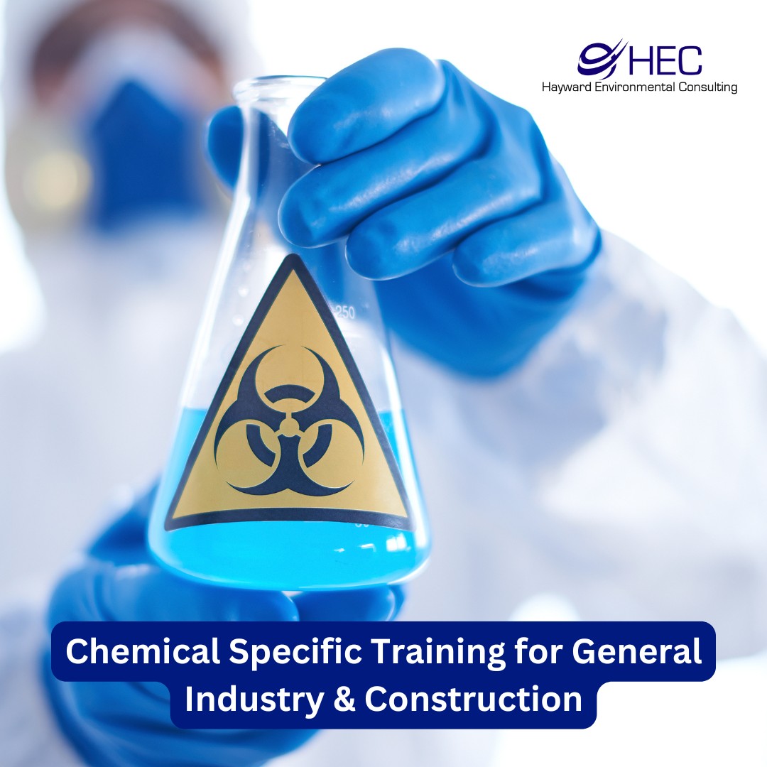 HECHayward's tweet image. HEC offers various chemical specific training courses for general industry and construction. 

Some courses offered are asbestos awareness, cadmium awareness, lead awareness, chromium awareness, etc. hec.otsystems.net

#CSTI #CSTItraining #constructioncourse #construction