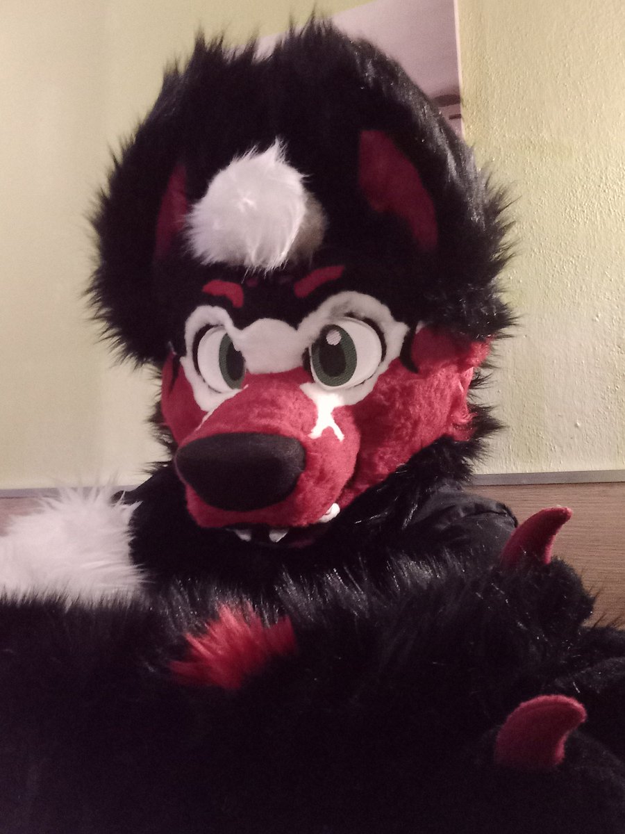 Hello world. I am so happy to finally have my own fursuit. Thank you so much <a href="/ArgetandLazuli/">Arget & Lazuli</a> for making this amazing fursuit.