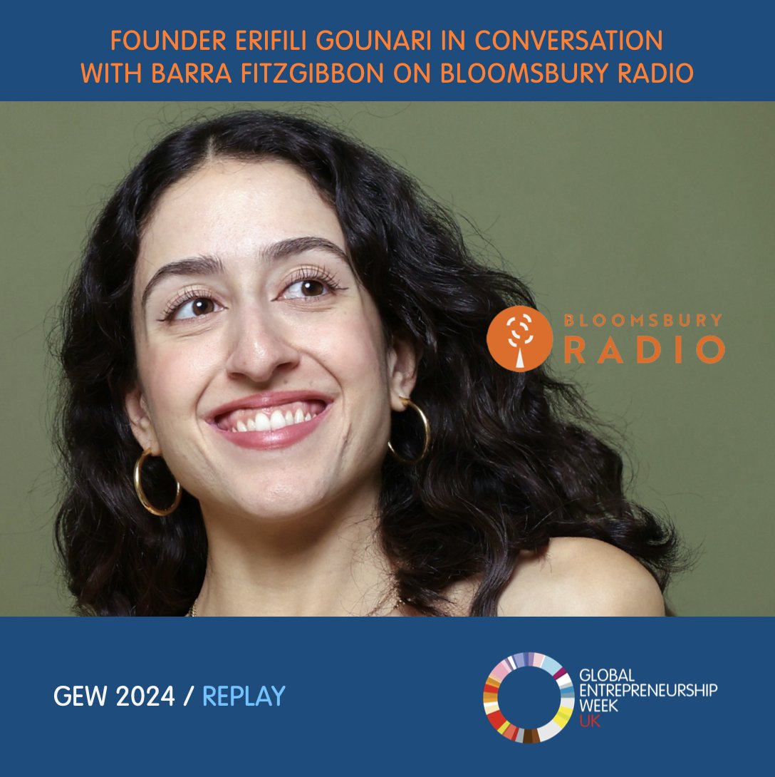 GEN UK (@thegenuk) on Twitter photo #gew2024replay @erifiLii Gounari founder of <a href="/TZLsocial/">The Z Link</a> and author in conversation with <a href="/BarraFitzgibbon/">Barra Fitzgibbon</a> for #gewuk2024 on #BloomsburyRadio GEW UK broadcaster. Catch up now on Spotify open.spotify.com/episode/1jZ1Ip⦠#founder #entrepreneur #startup #gew2024 #gew2024replay @erifiLii Gounari founder of <a href="/TZLsocial/">The Z Link</a> and author in conversation with <a href="/BarraFitzgibbon/">Barra Fitzgibbon</a> for #gewuk2024 on #BloomsburyRadio GEW UK broadcaster. Catch up now on Spotify open.spotify.com/episode/1jZ1Ip⦠#founder #entrepreneur #startup #gew2024