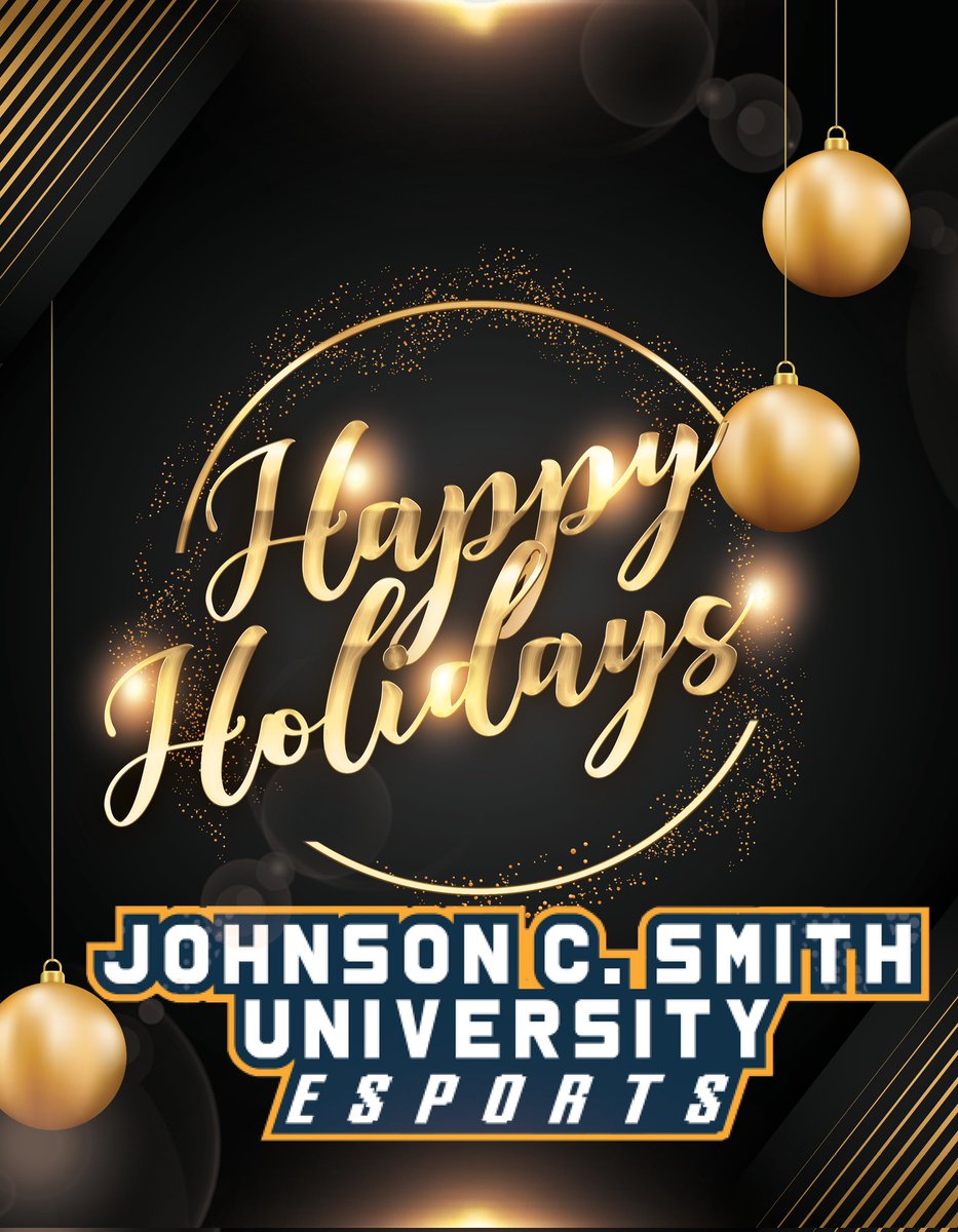 Johnson C. Smith University Esports Club (@jcsuesportsclub) on Twitter photo From our <a href="/jcsuesports/">JCSUESPORTS</a> and <a href="/jcsuesportsclub/">Johnson C. Smith University Esports Club</a> family to yours, we wish our supporters and partners, like you, peace, blessings, and a Happy Holiday season!๐ซ๐๐ #JCSUEsports Graphic: @arkkeys135๐จ <a href="/JCSUniversity/">Johnson C. Smith U.</a> From our <a href="/jcsuesports/">JCSUESPORTS</a> and <a href="/jcsuesportsclub/">Johnson C. Smith University Esports Club</a> family to yours, we wish our supporters and partners, like you, peace, blessings, and a Happy Holiday season!๐ซ๐๐ #JCSUEsports Graphic: @arkkeys135๐จ <a href="/JCSUniversity/">Johnson C. Smith U.</a>