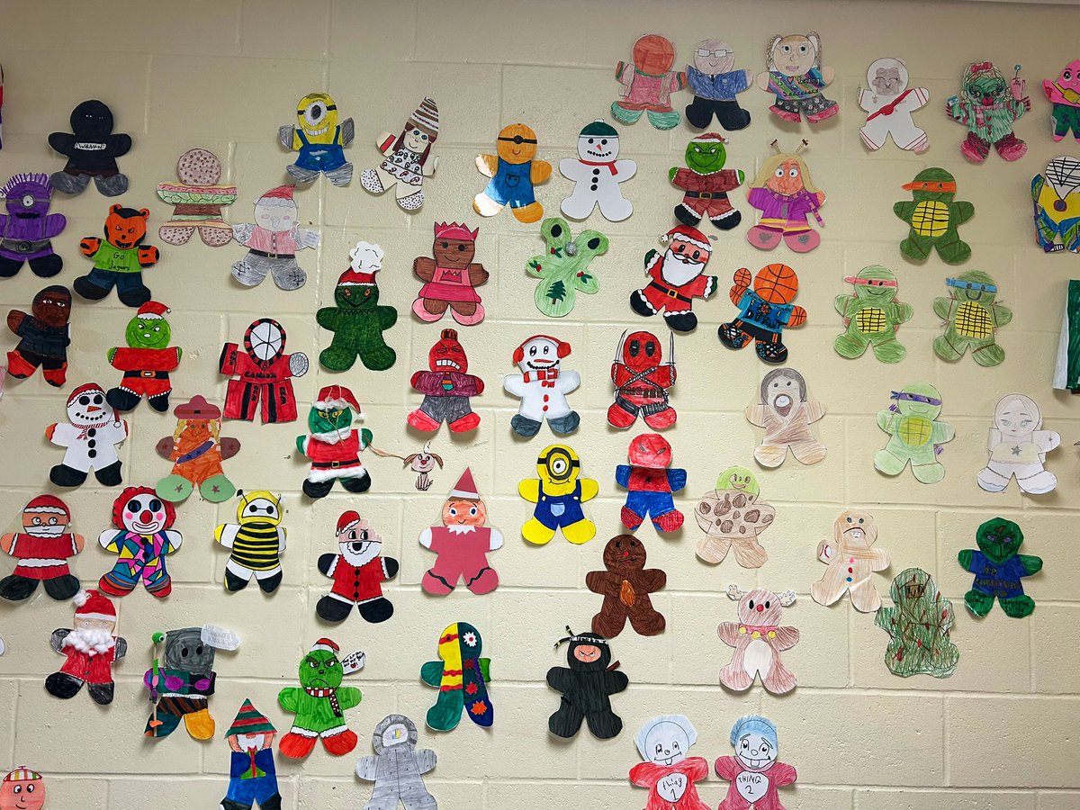 Students were challenged to disguise their gingerbread man and the results were amazing! <a href="/JuniperRidgeNL/">Juniper Ridge Int</a>