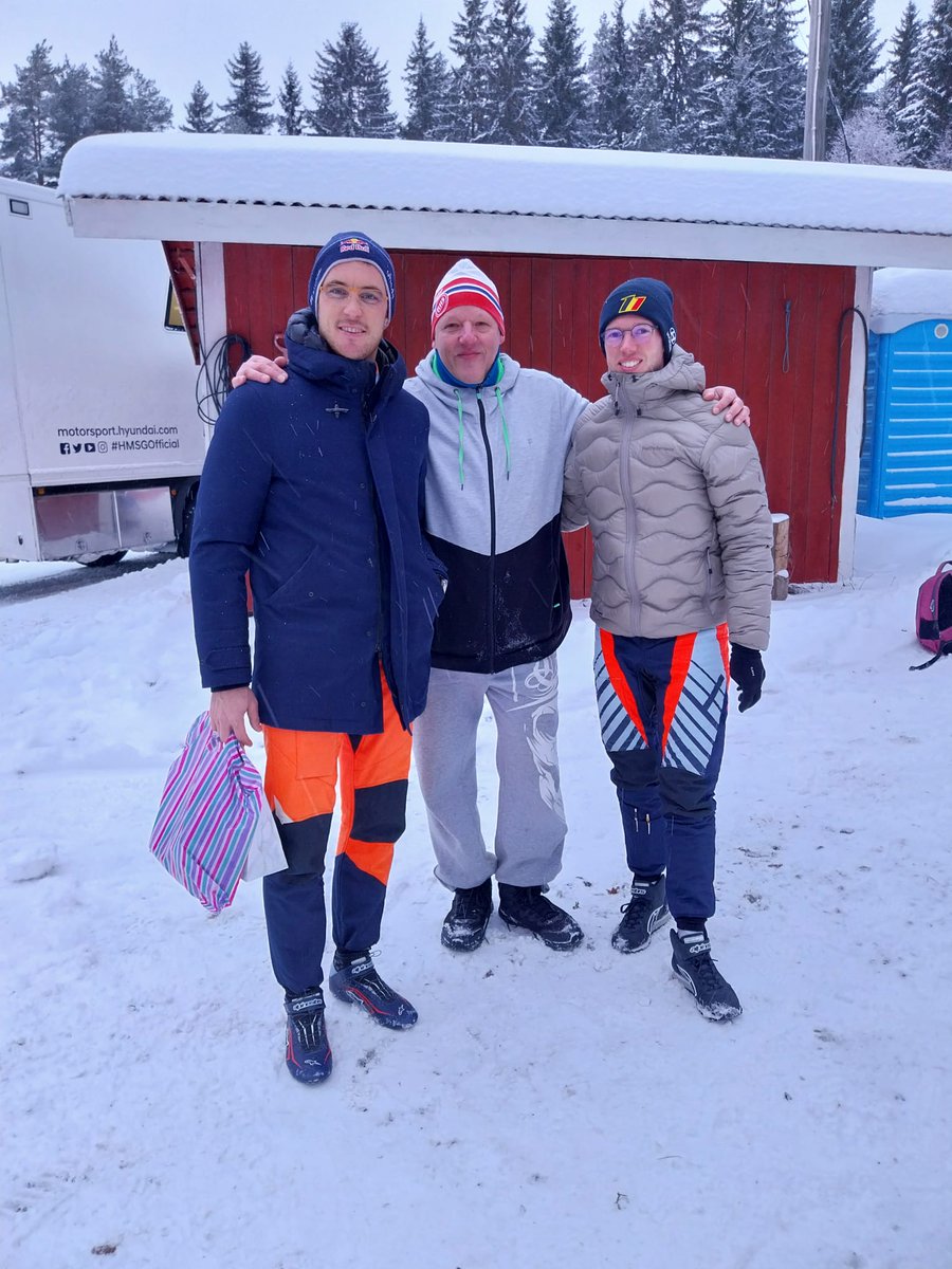 juhamakkeli's tweet photo. Thierry Neuville -Martijn Wydaeghe
What a fantastic day with The World Champions. 17/12/2024

@thierryneuville  @martijn

Test day Finland https://t.co/g0Oy3vOKxm