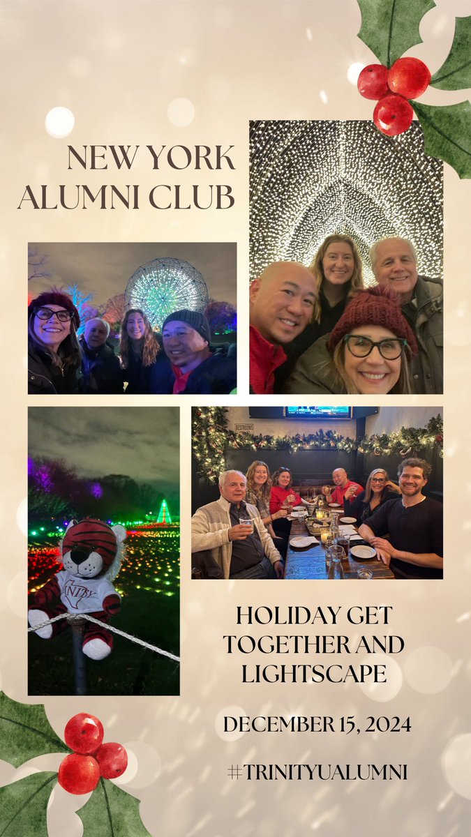 TrinityUAlumni's tweet image. Our New York Alumni Club enjoyed celebrating the season together this past weekend #TrinityUAlumni