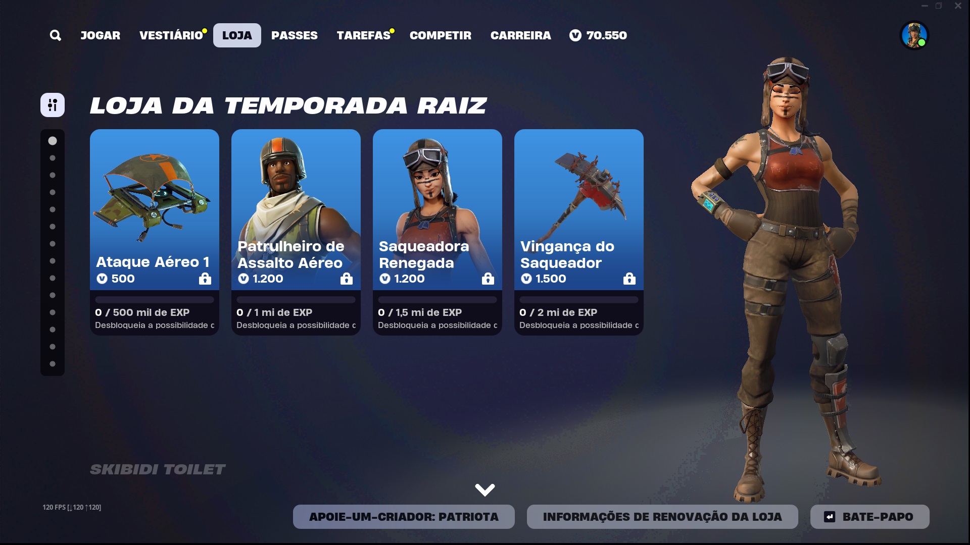 Fortnite | 7 anos depois, Epic Games retorna skin rara na loja da Temporada Raiz