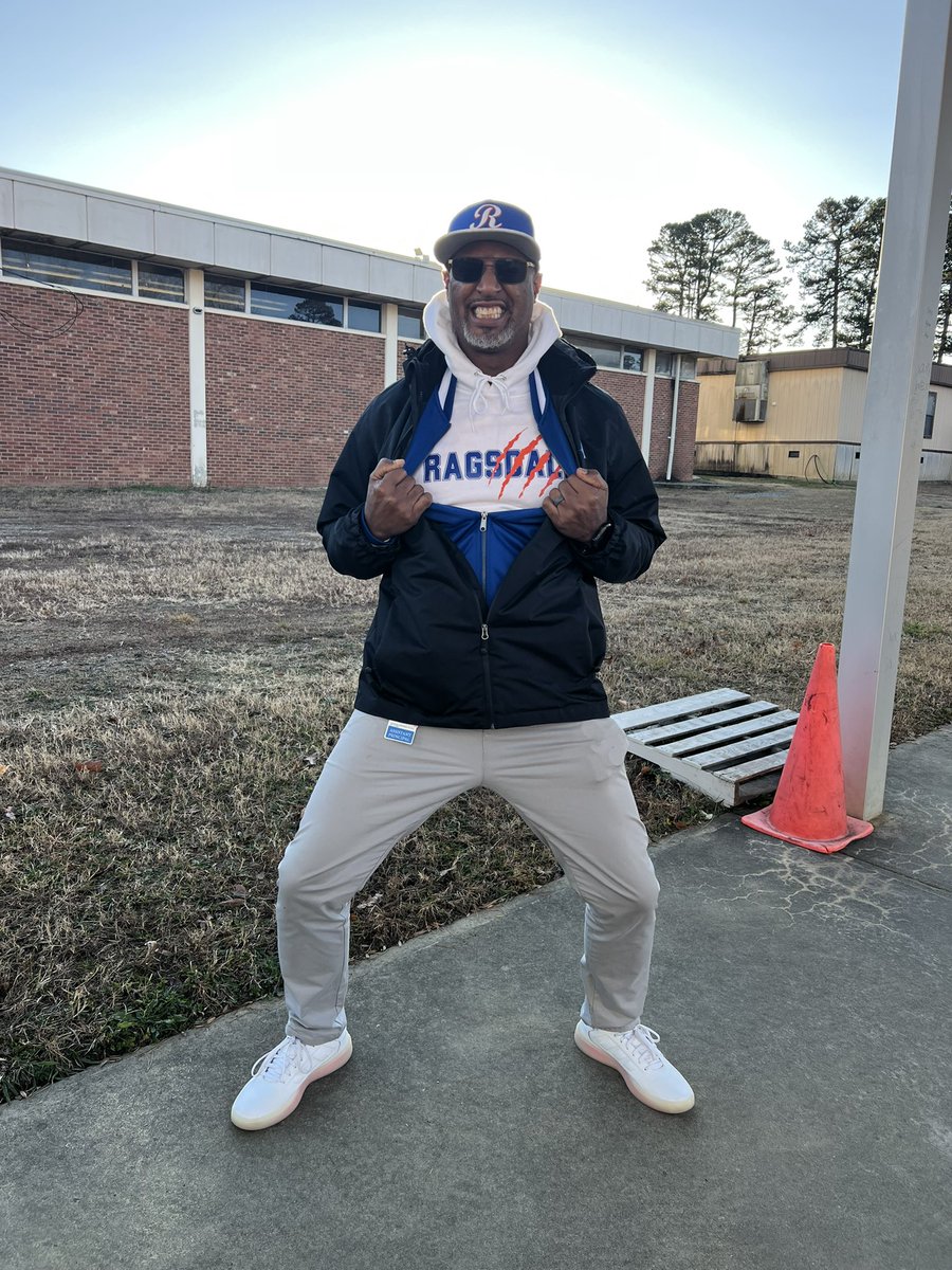 Today I wore many layers of <a href="/Ragsdale_RHS/">Ragsdale High School</a> for #WinterSpiritWeek #TripToTheNorthPole (as many layers as you can)