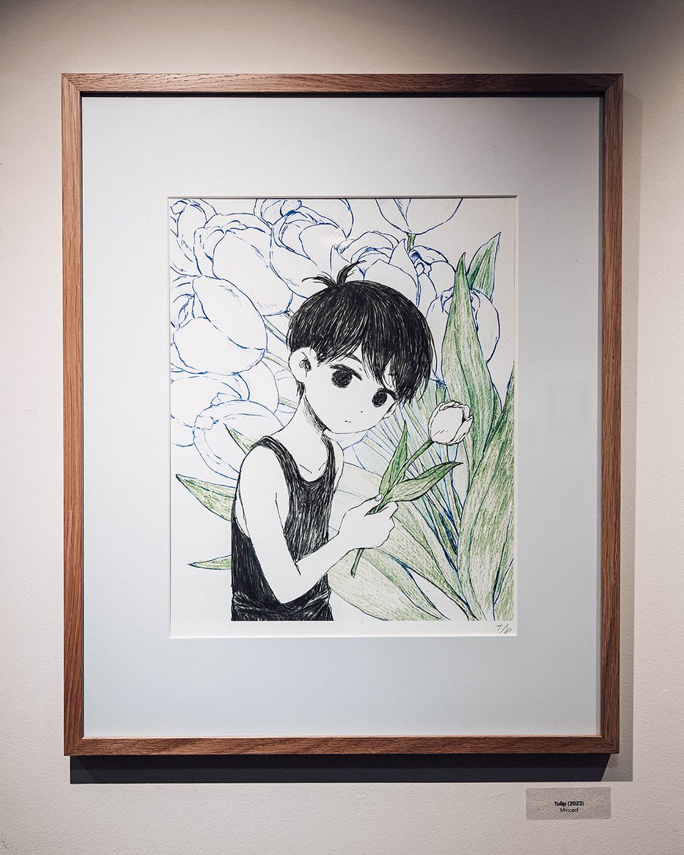 OMORI_GAME's tweet photo. OMORI 2023 Birthday Giclée Prints are now available at the OMOCAT &amp; OMORI Anniversary Exhibition at @gallerynucleus! https://t.co/lPbdPCmseC