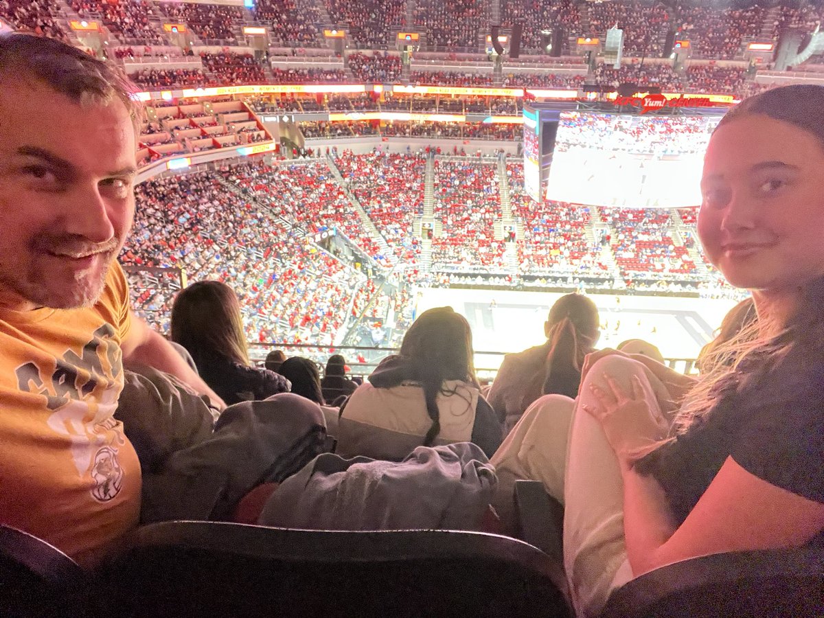 Our first! And it is AWESOME VOLLEYBALL! #ncaawvb