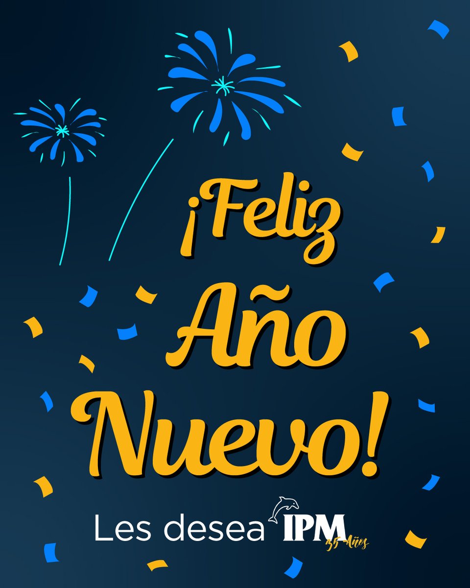 🎆 ¡Feliz Año Nuevo 2025! 🎉

Que este año venga cargado de nuevos aprendizajes, metas cumplidas y grandes logros. 🚀 son los sinceros deseos de la Familia IPM.

#FelizAñoNuevo #AñoNuevo2025 #IPM #FamiliaIPM