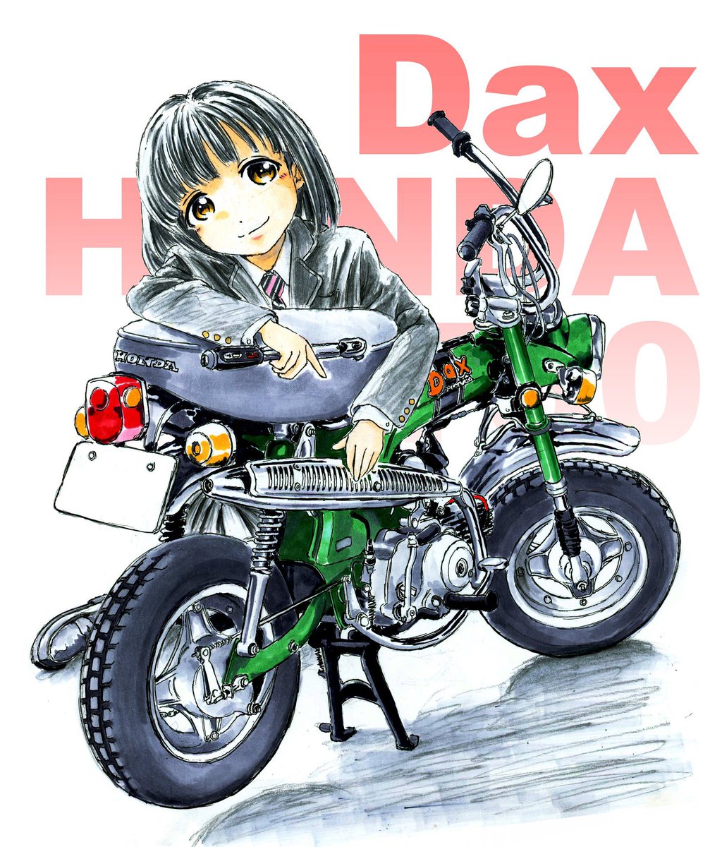 「おはようございます ダックス君を愛車にする前に描いてた絵がたまたま緑のエクスポー」|西宮真琴のイラスト
