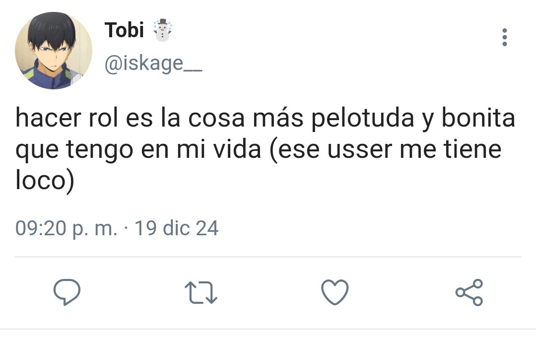 nderakore_luke's tweet photo. Au #kagehina en dónde...

Shoyo y Kageyama tienen números apartes para hacer rol sin que nadie de sus amigos sepa

O... Dónde terminan enamorándose sin saber quién es el otro porque de presentaron con sus Nicks https://t.co/FqvukXKVgF