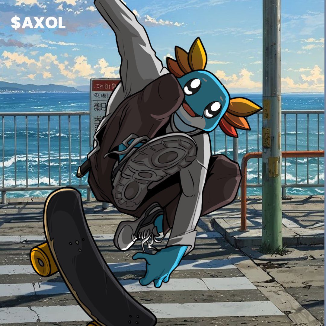 Just enjoy the ride with $AXOL 😁🛹

#AXOL <a href="/AxolOnSui/">AXOLcoin | SUI Chain 🦎</a> 🔥🎉