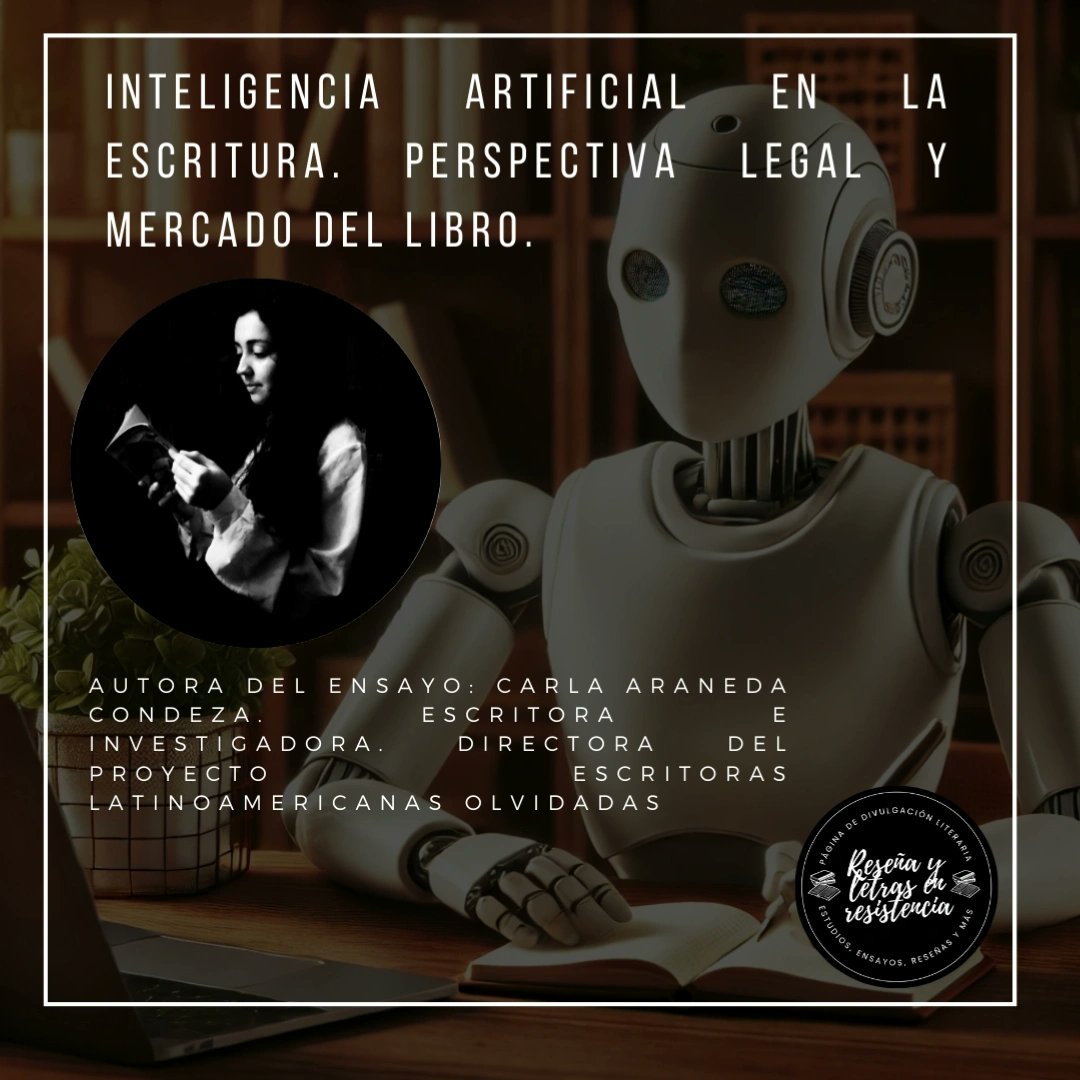 Tenemos nueva publicación en nuestro sitio web de reseña y letras en resistencia de la colaboradora Carla Araneda Condeza.

Les informamos que la publicación de su ensayo se centra en la inteligencia artificial, en perspectivas que visualizan un marco.