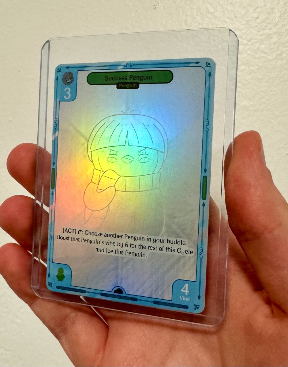 SteveG60117's tweet image. No exaggeration.

I bought 5 boxes of @ocapgames 

On literally my LAST box and LAST pack, I pulled a sketch…

LFG 🐧