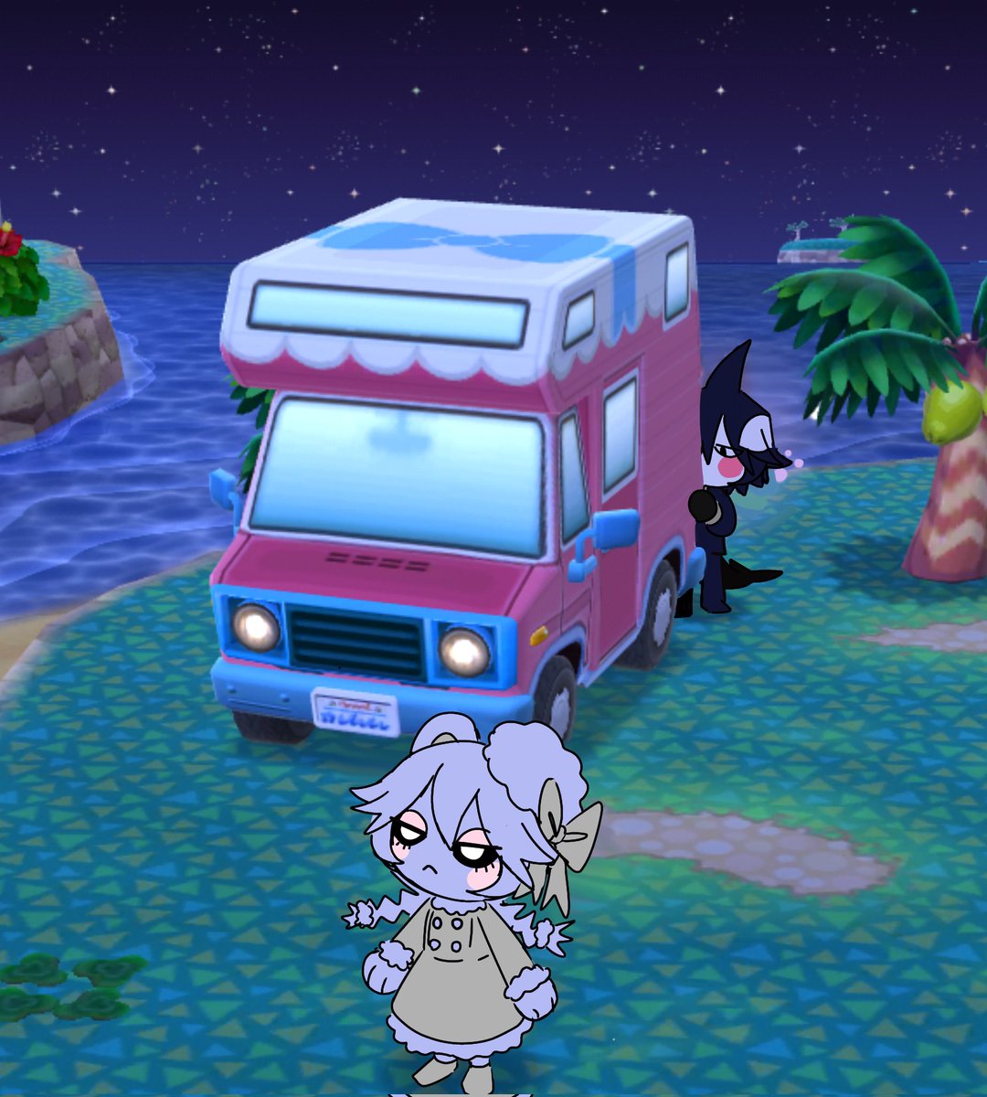 dudd_ie's tweet photo. #funamuseum #funamuseart  #rocmate #rocma #idate  #icescream  #okegom #animalcrossingpocketcamp
Como dato,hay un Glitch curseado en el evento ICE CAMP que permite tener a los campistas [Idate] y [Rocma] en una misma isla.
Adjunto foto donde capturo en flagrante al acosador 😔💅🏿 https://t.co/ZkmWj18Azu