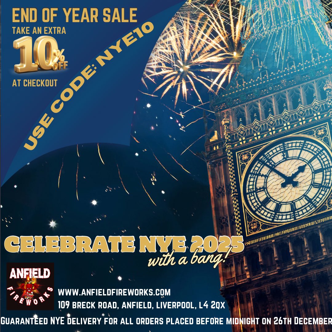 Anfield Fireworks tweet media