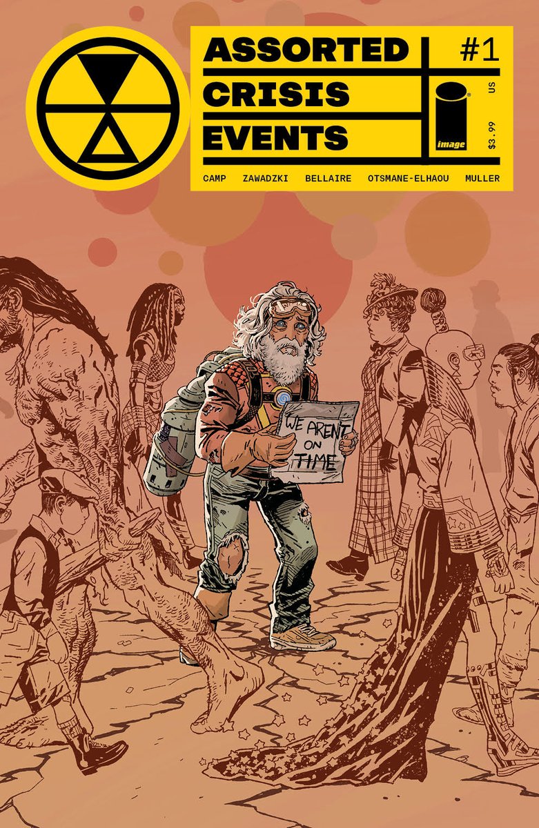 DenizCamp's tweet image. I am SO excited to announce my next creator-owned series from @imagecomics : ASSORTED CRISIS EVENTS.
In one sentence: Crisis on Infinite Earths if it was happening to normal people;
OR Black Mirror of time and space itself were breaking down.
ign.com/articles/assor…