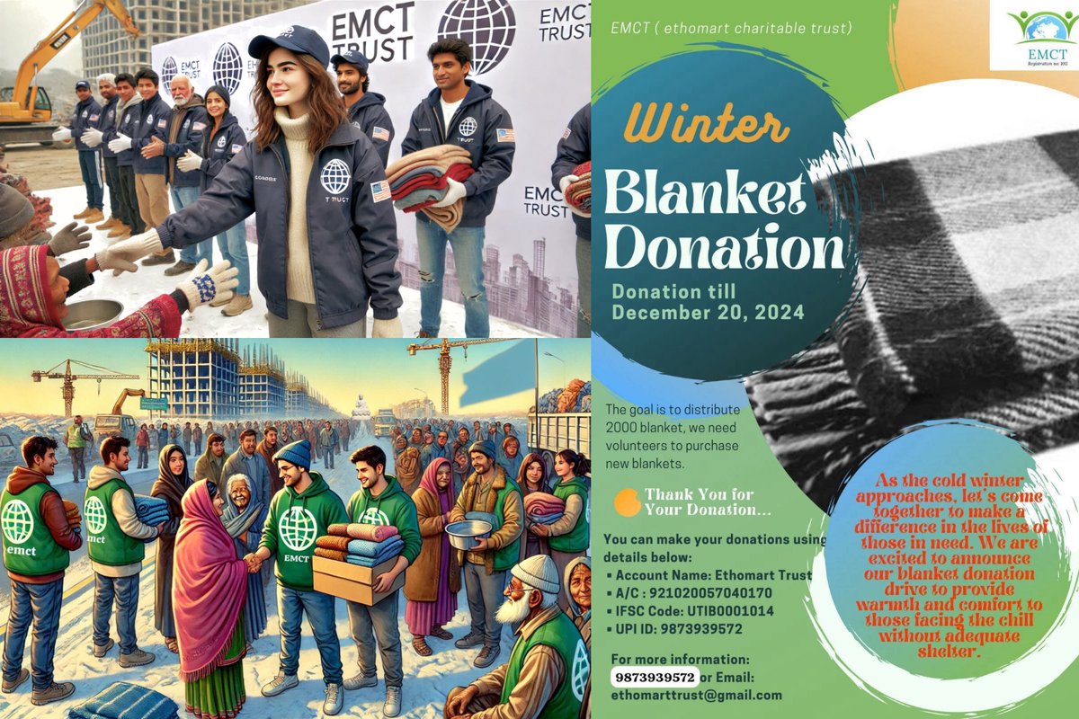 Please come forward and support this noble cause—your help can bring warmth and comfort to many lives. if possible you can share it among your friends.

#winterdonationdrive #helpingothers