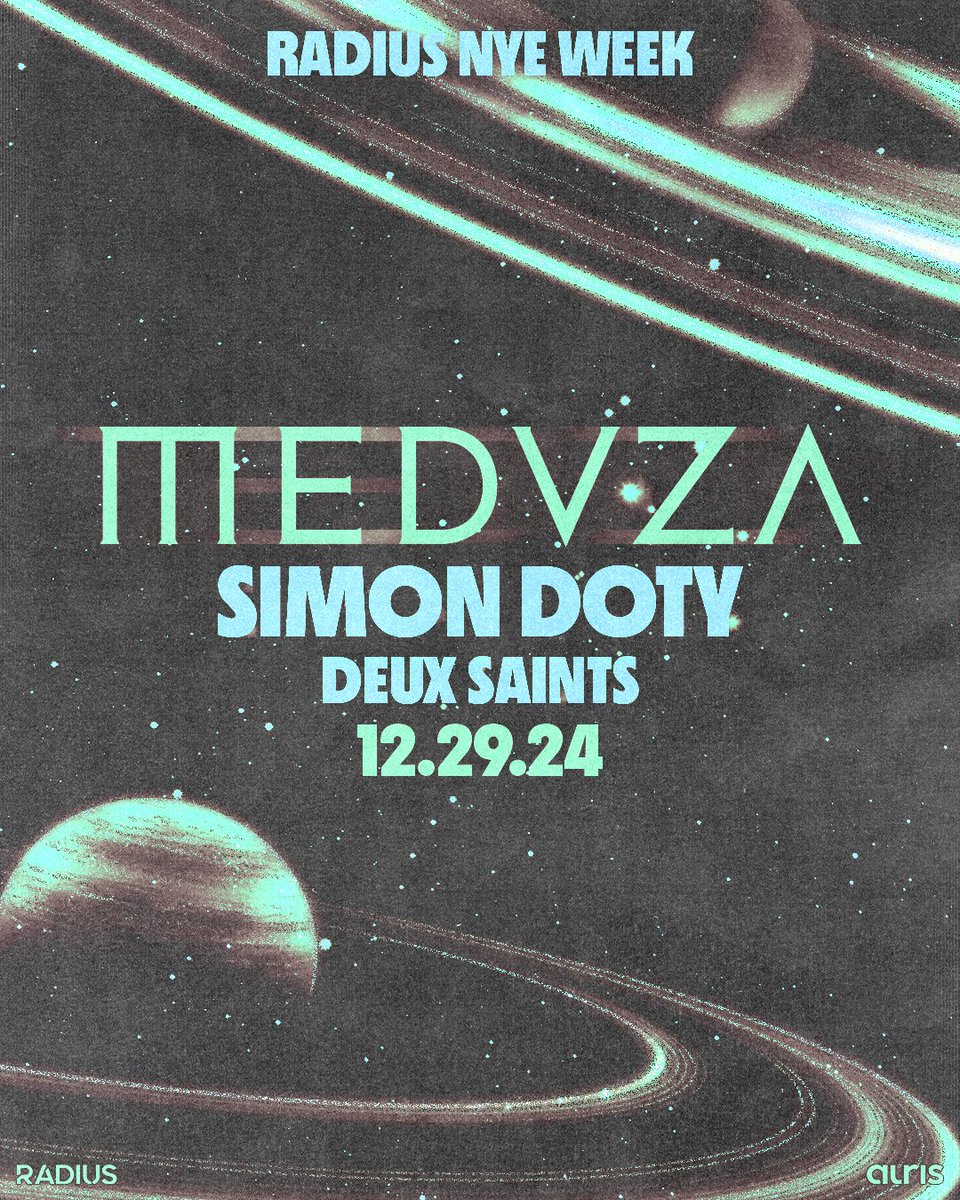 RADIUS (@radiuschicago) on Twitter photo JUST ADDED // <a href="/SimonDoty/">Simon Doty</a> + <a href="/deuxsaintsmusic/">DEUX SAINTS</a> join <a href="/meduzamusic/">Meduza</a> at Radius on 12.29!
Tickets moving fast » hive.co/l/meduza3 JUST ADDED // <a href="/SimonDoty/">Simon Doty</a> + <a href="/deuxsaintsmusic/">DEUX SAINTS</a> join <a href="/meduzamusic/">Meduza</a> at Radius on 12.29!
Tickets moving fast » hive.co/l/meduza3