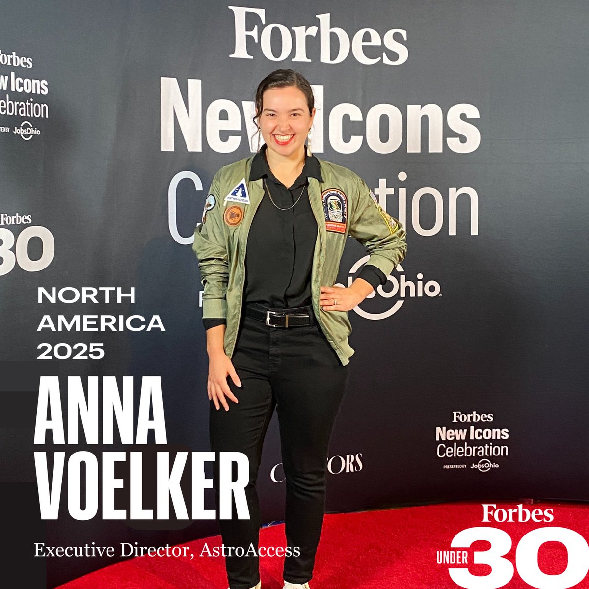 I am thrilled to share that I have been named to the <a href="/Forbes/">Forbes</a> 30 Under 30 list! As a member of the 2025 social impact list, this honor is shared by all the amazing folks at <a href="/astroaccess/">AstroAccess</a> who are working hard to redefine access to space. lnkd.in/e4BDD_Qe