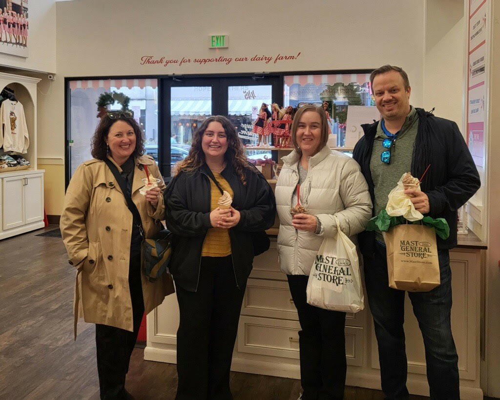The weather outside may be frightful, but that doesn't mean it's too cold for a post-holiday staff lunch trip over to Cruze Farms! 🍦✨

We hope you all are staying warm and are looking forward to the holiday break as much as we are! ☃️🎄