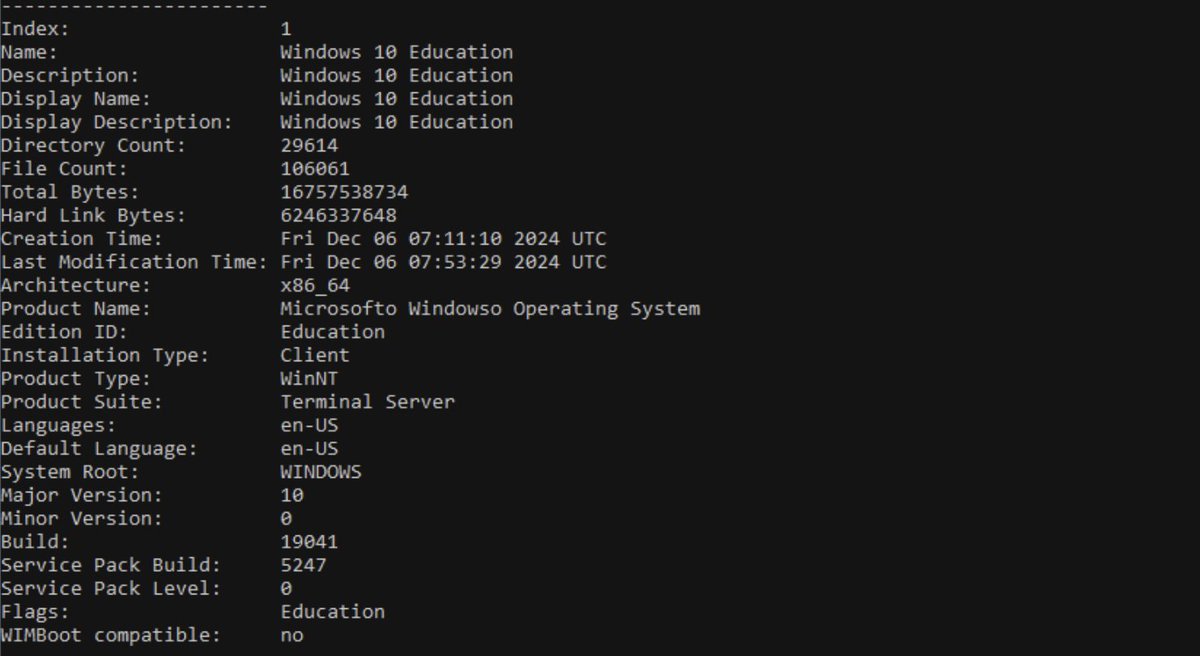 WZorNET's tweet photo. 📋INFO December 19, 2024, (#UpdatedDecember2024), ISO's on #MSDN/#VLSC
✔️Windows 10 Version #22H2 CLIENT #CONSUMER/#BUSINESS
🎯OS Build 19045.5247.vb_release_svc_prod1.241204-1815 with #KB5048652 📋https://t.co/CnlWtvo2f6
👁️by W.Z.T
👨💻@rgadguard https://t.co/ER0ZgafPrS