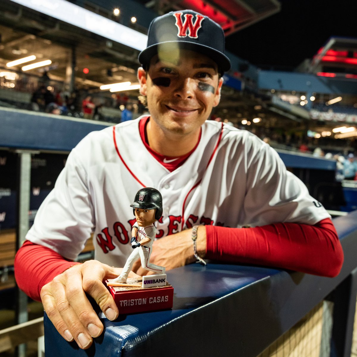 WooSox's tweet image. We have a Triston Casas bobblehead that needs a good home. Who wants it? 😃

RT for a chance to win! 🎁

#WooSoxWishList