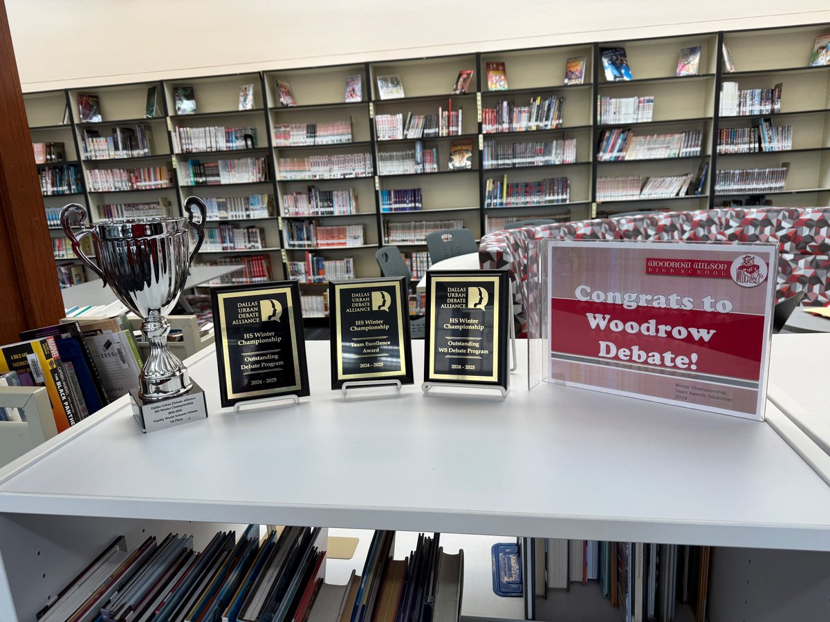 Join our <a href="/DallasDebate/">Dallas Urban Debate Alliance</a> 2024 Winter Championship Debate team as we prepare for Spring 2025 tournaments and State! See Ms. T. in the library and/or Mr. V. in Room 2222.