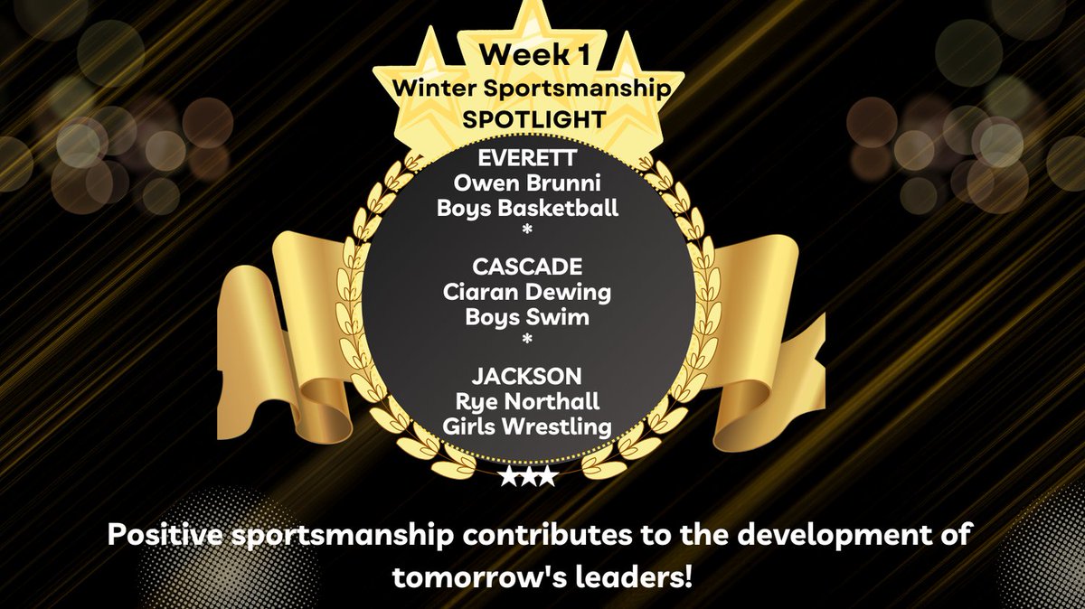 Everett winter head coaches were tasked with honoring one team member who demonstrates outstanding sportsmanship and leadership. Congratulations to the following winter athletes for being this week's recipients of the Sportsmanship Spotlight!
<a href="/EverettSchools/">Everett Public Schools.WA</a>