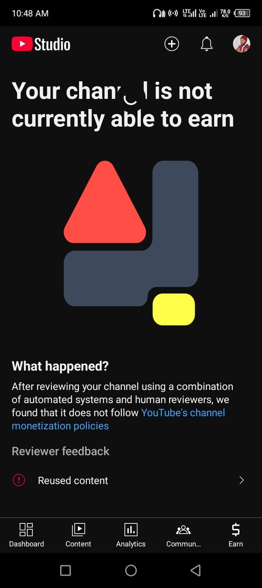 minstrelchux's tweet photo. @TeamYouTube good day, I have been waiting for this reapply button to come up since 9th of December but till date it's still not opened. Kindly assist me with this so I can be able to reapply. I have done what I was told to do. Below is my account and the screen shot  @Just_Chux https://t.co/OLMk99Nd2w