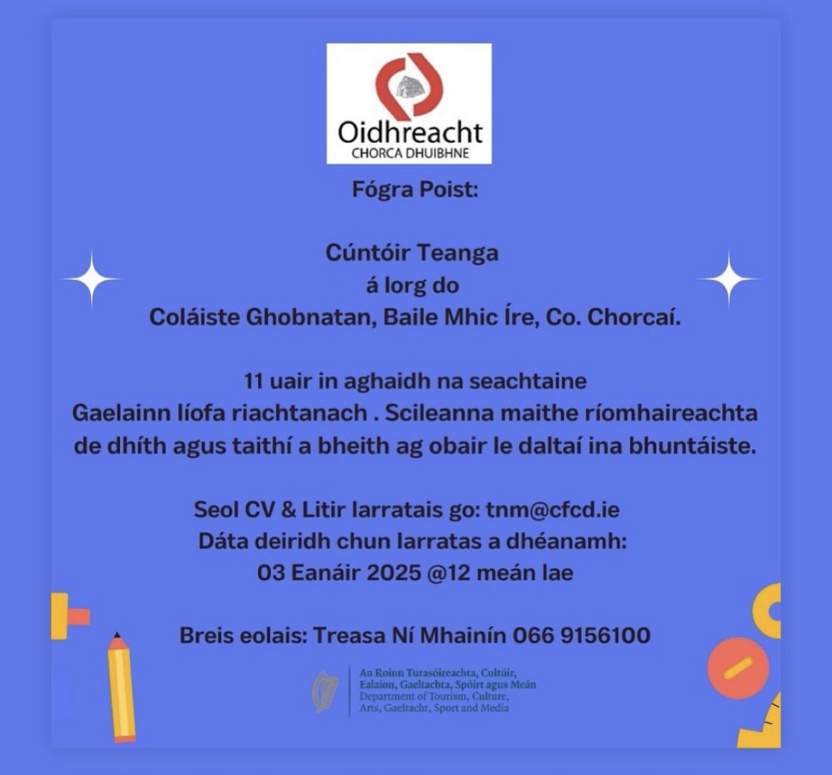 Coláiste Ghobnatan (@colghobnatan) on Twitter photo 
