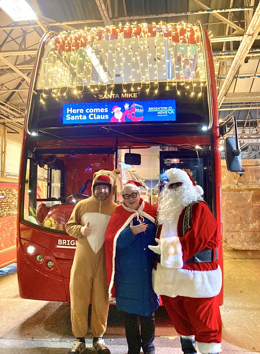 Lydia Horbury (@lydiabususers) on Twitter photo This evening our CEO <a href="/BusUsersClaire/">Claire Walters</a> joined the lovely folk at <a href="/BrightonHoveBus/">Brighton & Hove Buses</a> on their Santa Bus at Mile Oak. To support this wonderful cause donate here; gofund.me/9e99aa13 This evening our CEO <a href="/BusUsersClaire/">Claire Walters</a> joined the lovely folk at <a href="/BrightonHoveBus/">Brighton & Hove Buses</a> on their Santa Bus at Mile Oak. To support this wonderful cause donate here; gofund.me/9e99aa13