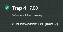 UKDogsValue's tweet photo. First bet of the day beaten a nose
Second bet of the day Wins @ 7.0
✅✅✅
We are back on the money !
As Bernard Matthews used to say at this time of year.
"Bootiful!" https://t.co/kl9OPViCeN