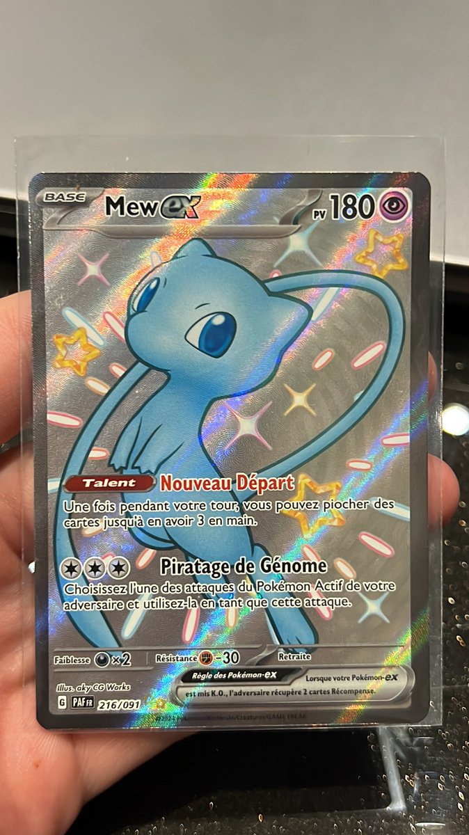 Je l’ai pas eu sur TCG mais au moins je l’ai eu en vrai et en shiny 😭
#PokemonTCGPocket