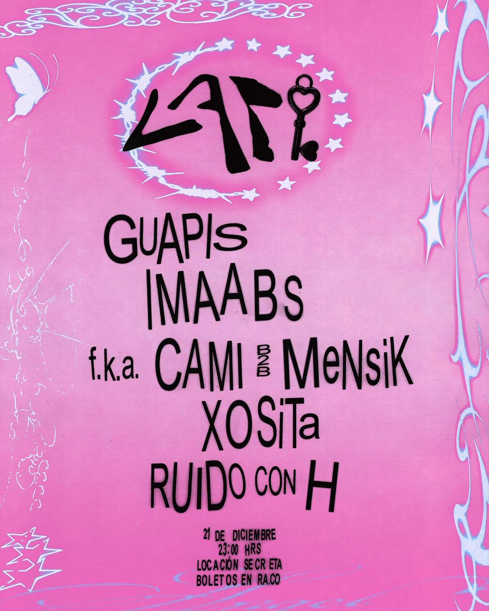 okay pero este lapi??? 😮‍💨

ra.co/events/2060921