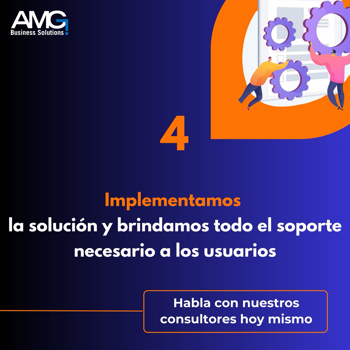 AMGCRM's tweet photo. ¡Te llevamos al próximo nivel tecnológico en 4 PASOS! 🚀🚀🚀🚀
➡️ Para más información accede a nuestro https://t.co/GcLA6ATby6
AMG Business Solutions - Tu Socio en la Transformación Digital https://t.co/F7zQtWNeBp