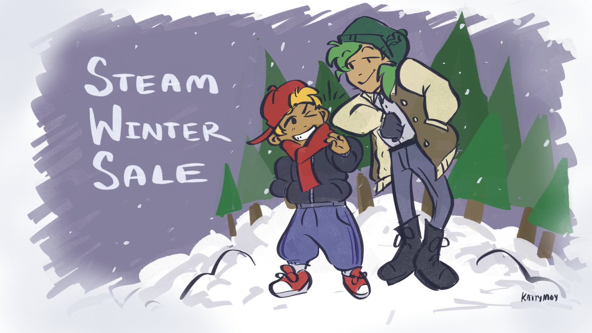 ❄️ You can get Rhythm Doctor for 10% off in the Steam Winter Sale!

Stay warm, happy holidays, and spend some time with the people you love!

🖌️ by <a href="/_kaitymoy/">Kaity Moy</a> 

store.steampowered.com/app/774181/Rhy…