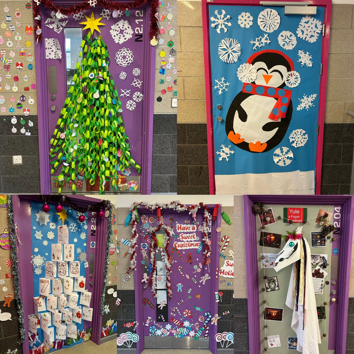 Love seeing all the festive doors around school. One of my favourite activities to do with the pupils. They put so much effort into every door. It’s wonderful to see the classes working together as a team and taking pride in their form rooms. Nadolig Llanwen 🎄