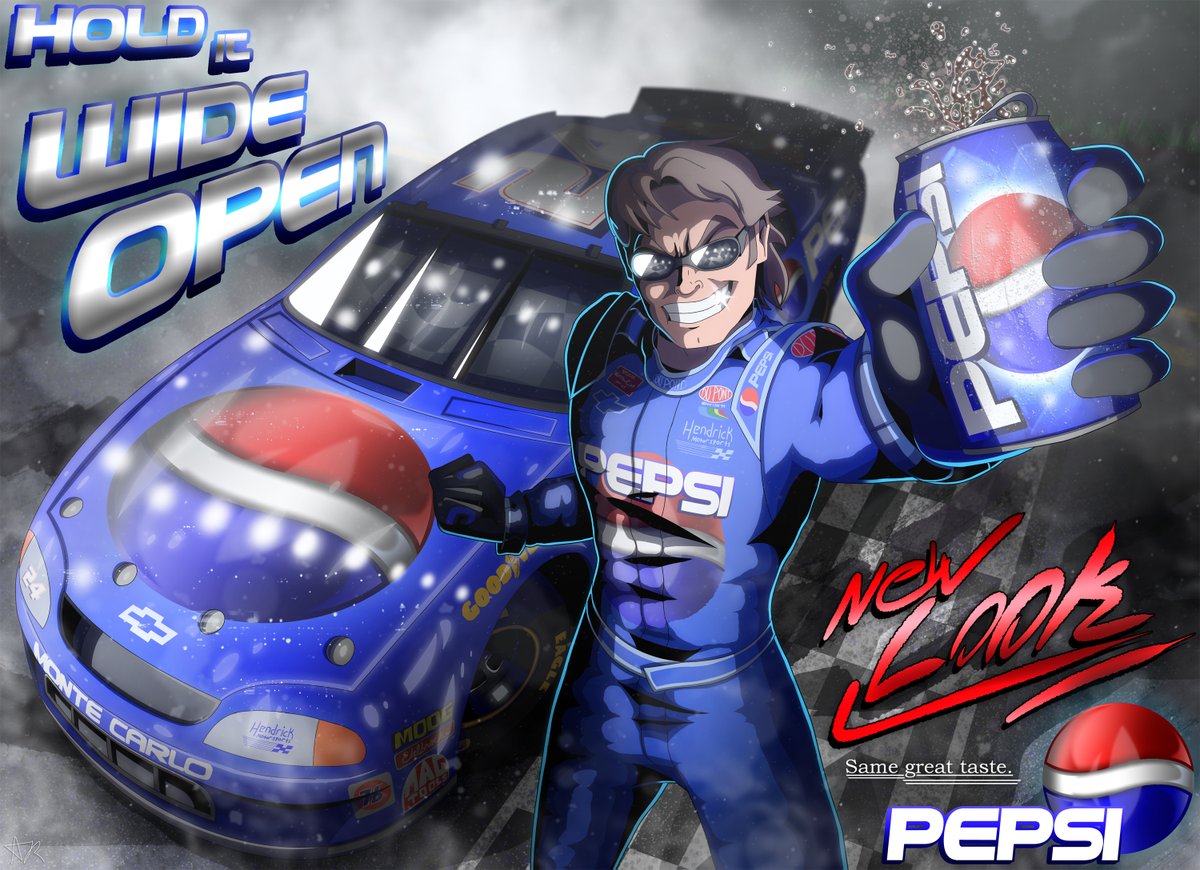FoxiFyer's tweet photo. Man, I wish Jeff Gordon was real.

#NASCAR #NASCARFanArt https://t.co/jLuL8Fol06