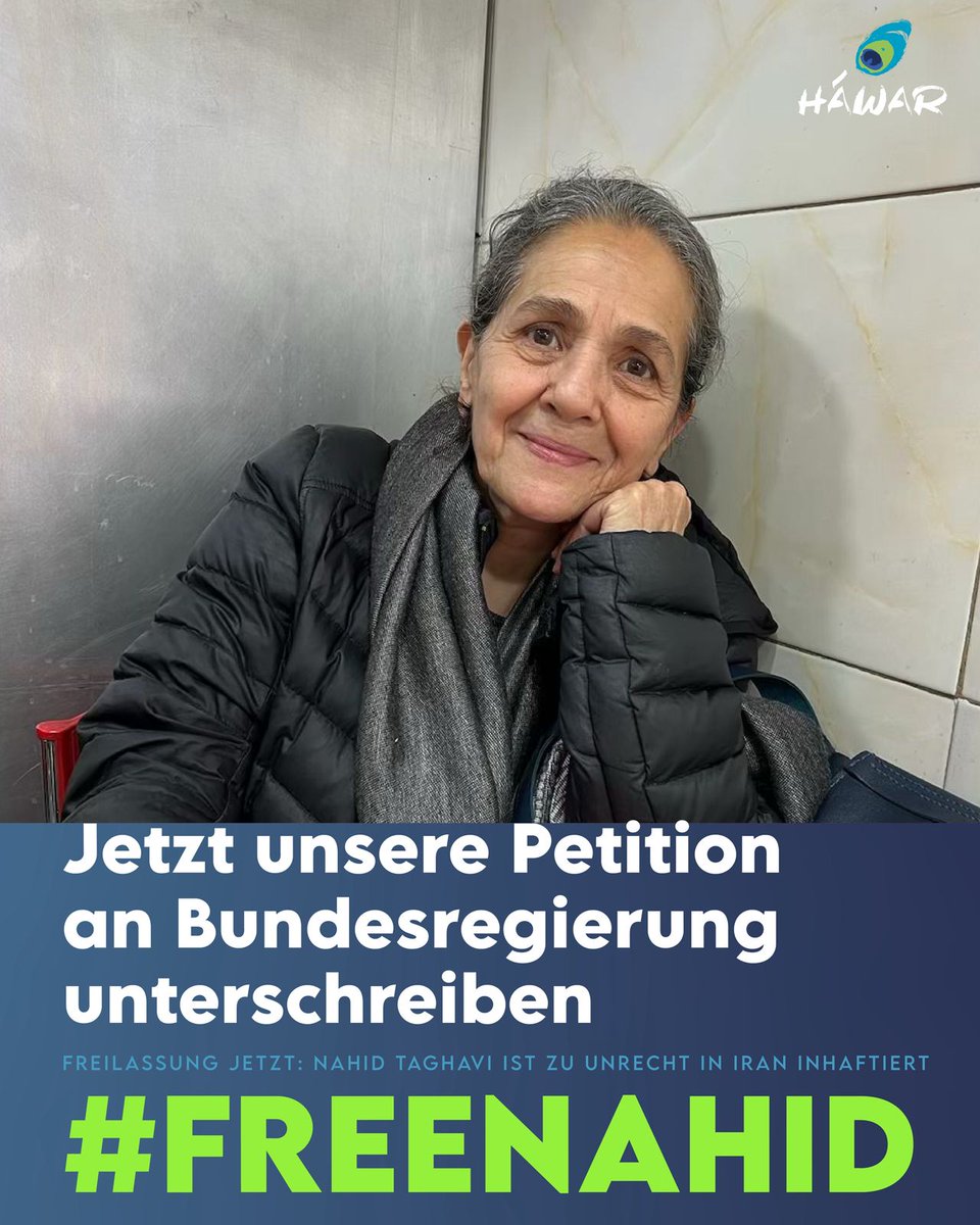 Seit 4 Jahren ist meine Mutter #NahidTaghavi eine deutsche Geisel im Iran. Während andere Länder ihre Staatsbürger befreien, sitzen Deutsche jahrelang in iranischer Haft. Unterschreibt bitte unsere Petiton auf der Plattform des Deutschen Bundestags: bit.ly/freenahid