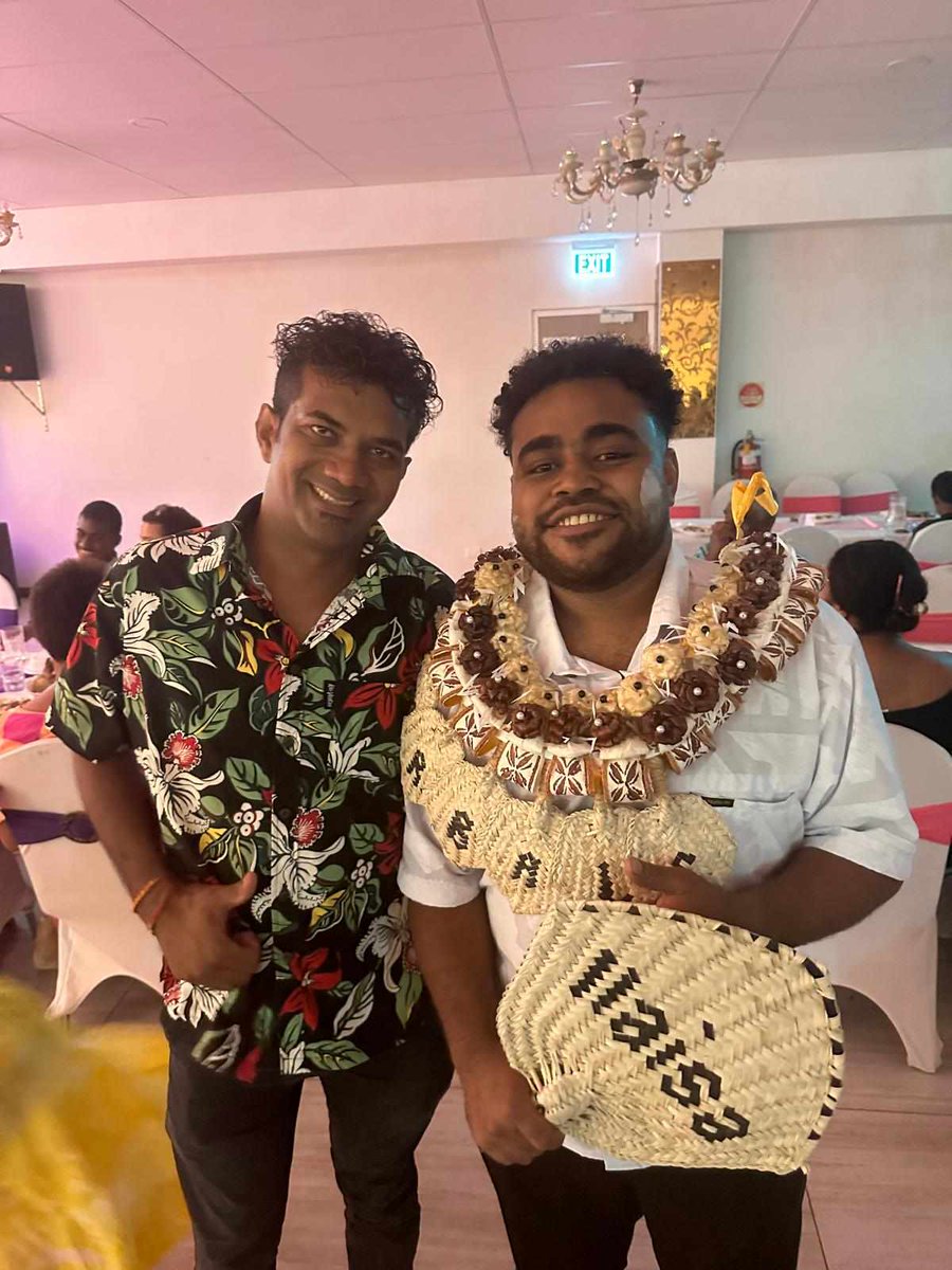 FijiRedCross's tweet photo. #funAwards | Congrats to Ilaisa Bale, our Biggest Loser winner! 🏆
Ilaisa shed 5+kg in our challenge, winning $500! 💪 A new dad & recently married, he’s now ready to keep up with his growing son! 👶🏋️♂️
With 8+ years at Fiji Red Cross, Ilaisa keeps our emergency stock ready. 🎉 https://t.co/t6Erj5PPn6